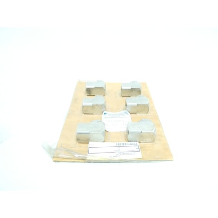 John Brooks 90Deg Hollow Cone Stainless Pipe Elbow, 6Pk 3/4ASJB120